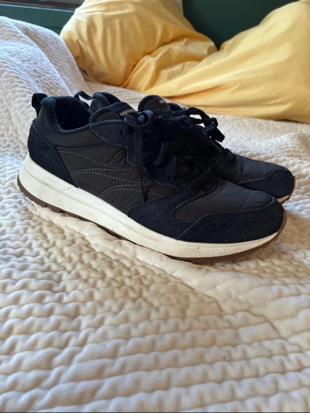 Merrell Women’s Black and White Low-Top Sneakers